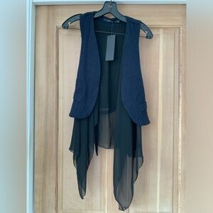 Ark & co chiffon vest